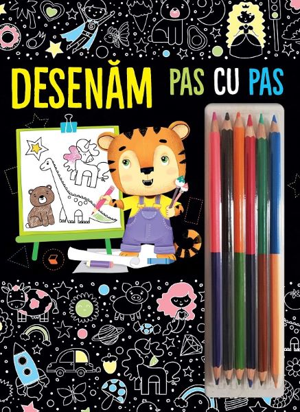 Desenam pas cu pas,  – copertă