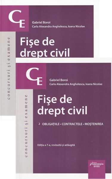 Cartea Fise de drept civil Ed.7 de Ioana Nicolae
