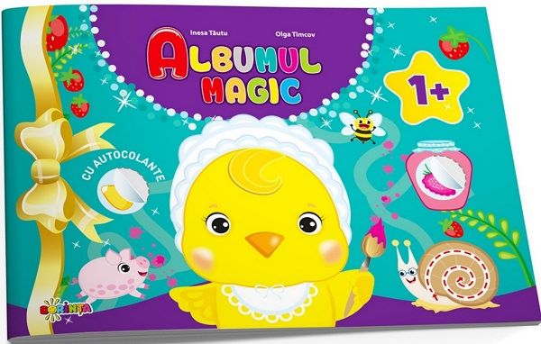 Cartea Albumul magic cu autocolante 1 an+ de Olga Timcov