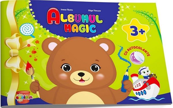 Cartea Albumul magic cu autocolante 3 ani+ de Olga Timcov