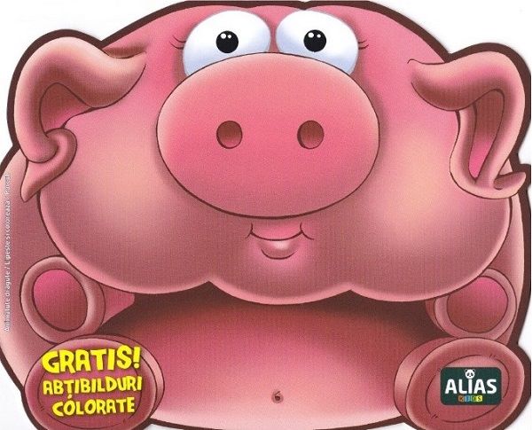 Cartea Porcul. Abtibilduri colorate + jucarie – Editura ALIAS