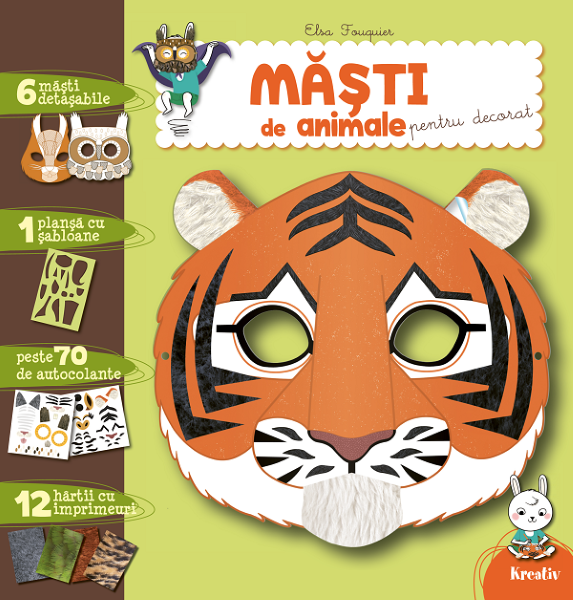Cartea Masti de animale pentru decorat de Masti de animale pentru decorat