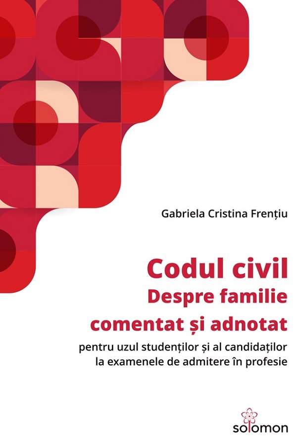 Cartea Codul civil. Despre familie de Gabriela Cristina Frentiu