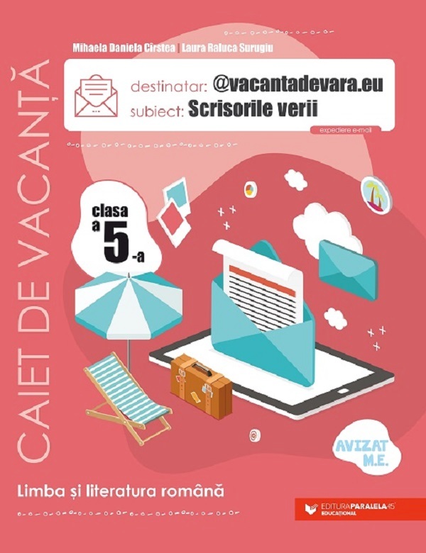 Cartea Scrisorile verii. Limba romana - Clasa 5 - Caiet de vacanta de Mihaela Daniela Cirstea
