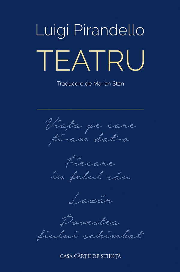 Cartea Teatru de Luigi Pirandello