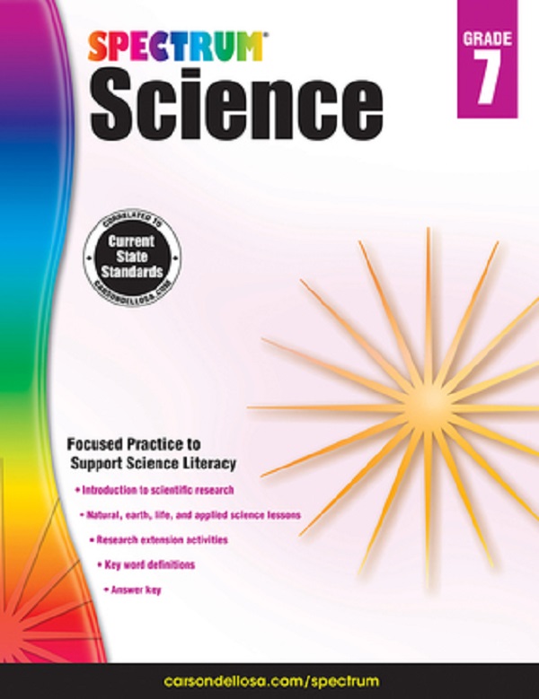 Cartea Spectrum 7th Grade Science Workbook de Spectrum