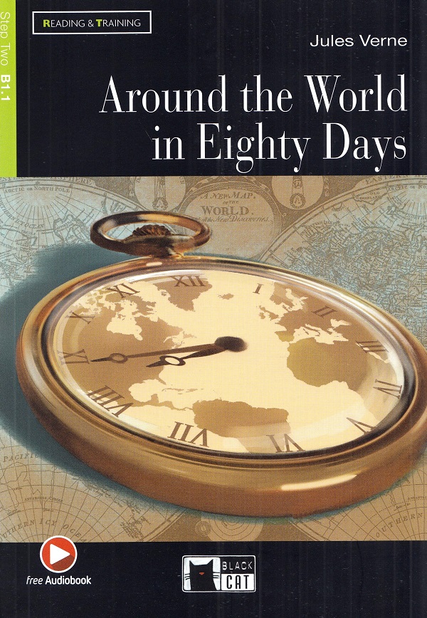 Around the World in Eighty Days, Jules Verne – copertă