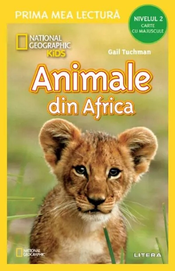Animale din Africa. Carte cu majuscule,  – copertă