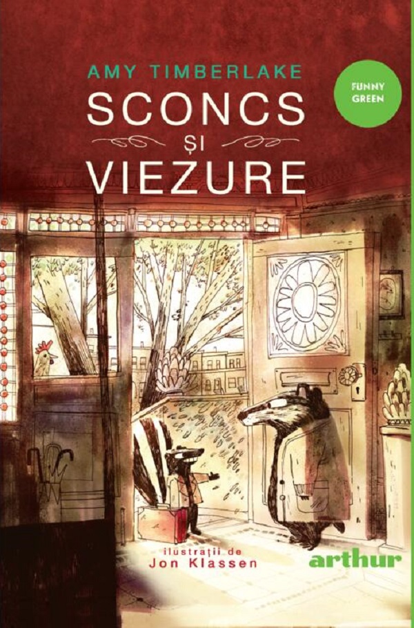 Cartea Sconcs si viezure de Jon Klassen