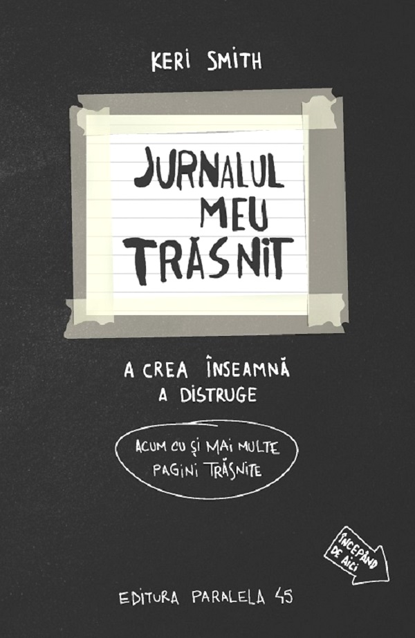 Cartea Jurnalul meu trasnit... in alb si negru de Keri Smith