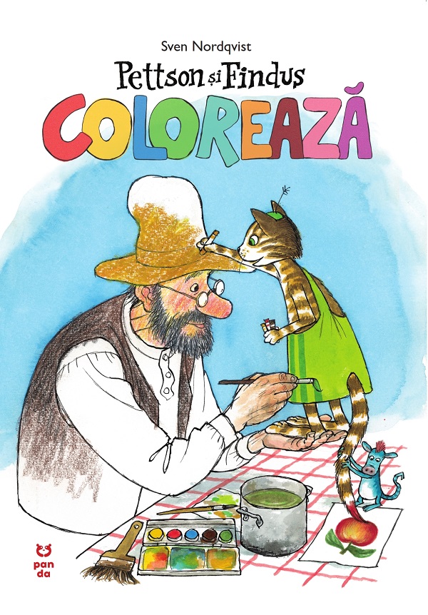 Cartea Pettson si Findus coloreaza de Sven Nordqvist
