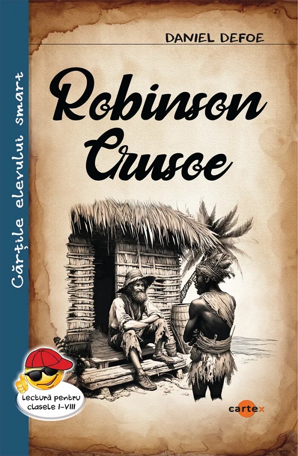 Cartea Robinson Crusoe de Daniel Defoe