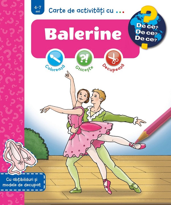 Cartea Carte de activitati cu balerine de Elke Broska