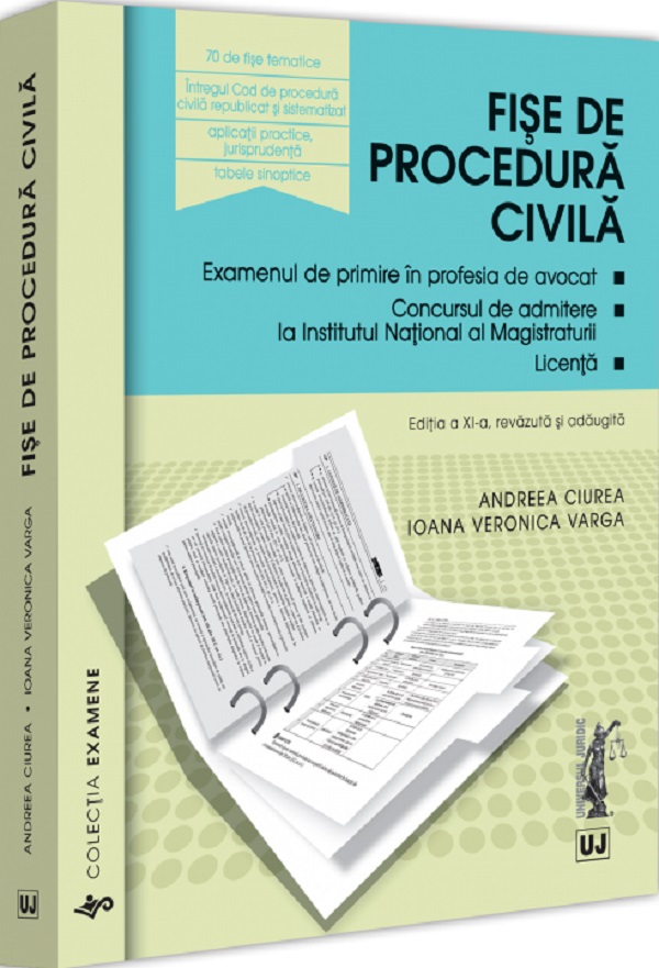 Cartea Fise de procedura civila 2024 Ed.11 de Fise de procedura civila 2024 Ed.11