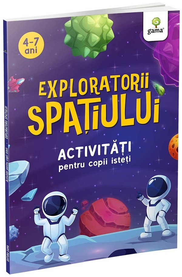 Exploratorii spatiului. Activitati pentru copii isteti,  – copertă