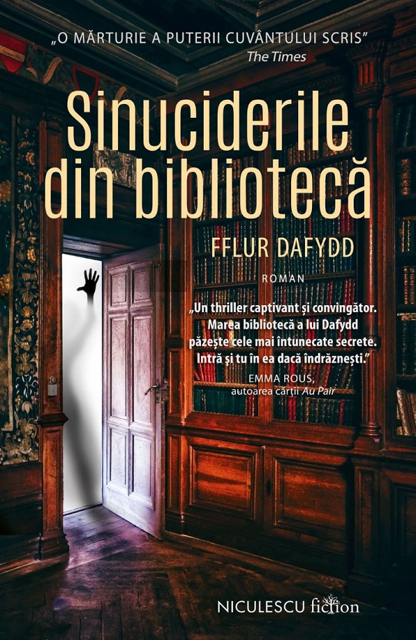 Cartea Sinuciderile din biblioteca de Fflur Dafydd
