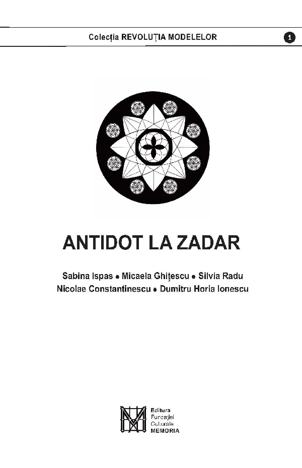 Cartea Antidot la zadar de Cristina Chirvasie