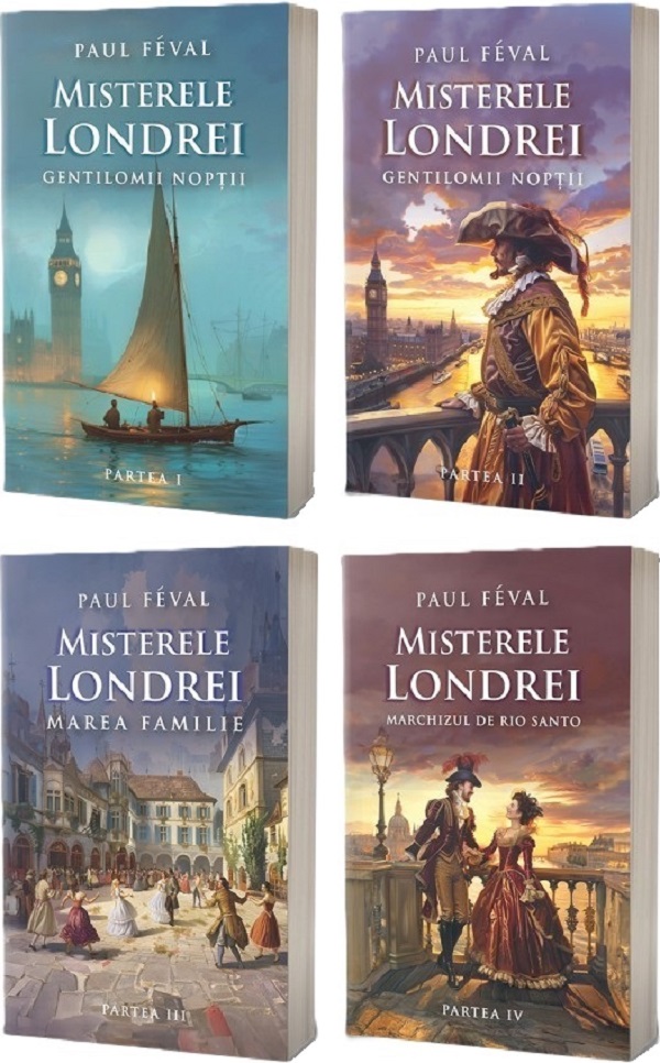 Cartea Pachet 4 volume: Misterele Londrei de Paul Feval