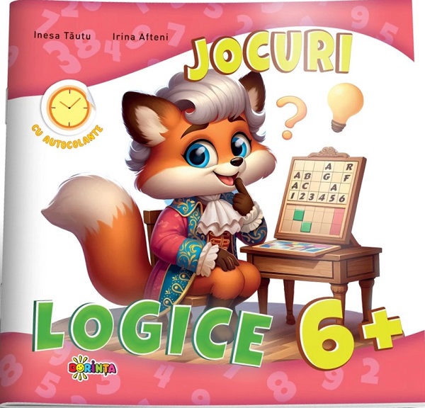 Cartea Jocuri logice cu autocolante 6 ani+ de Olga Timcov