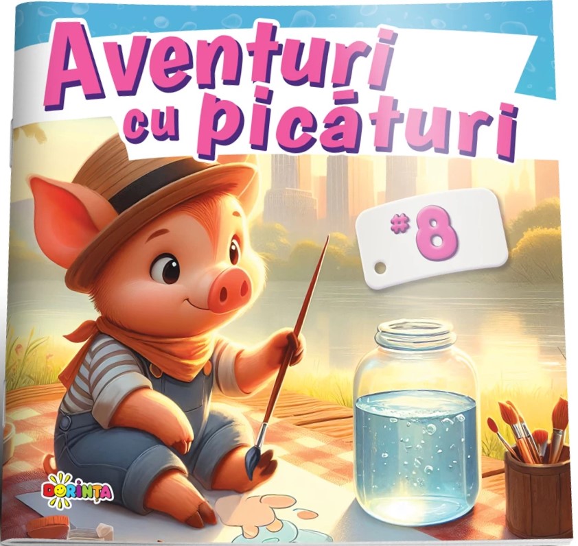 Aventuri cu picaturi 8: Purcel,  – copertă