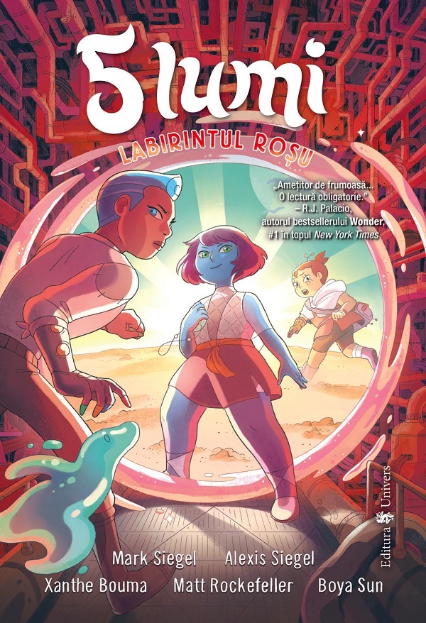 Labirintul Rosu. Seria 5 lumi Vol.3, Mark Siegel, Alexis Siegel – copertă