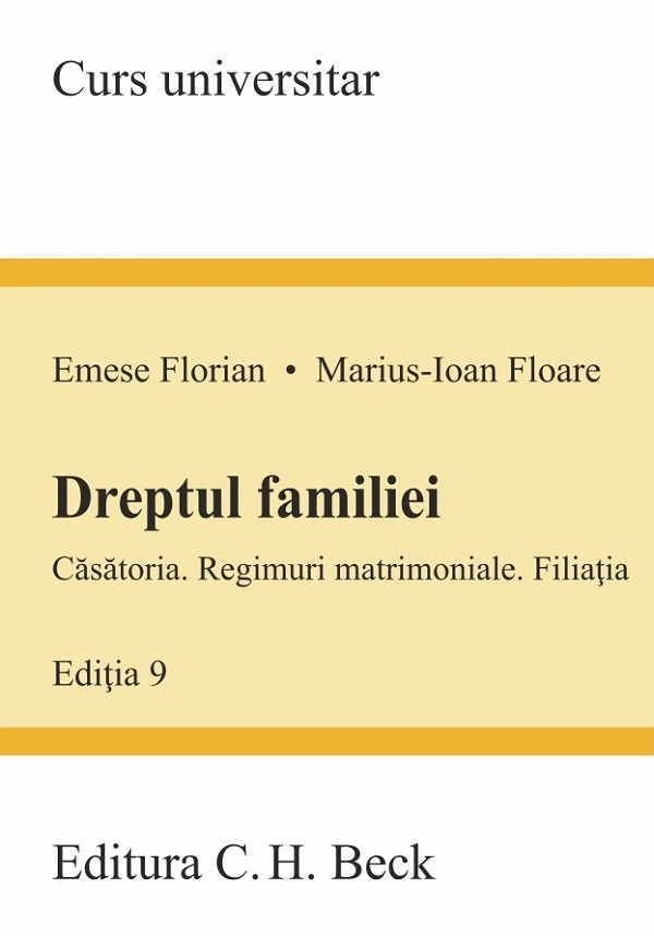 Cartea Dreptul familiei Ed.9 de Dreptul familiei Ed.9