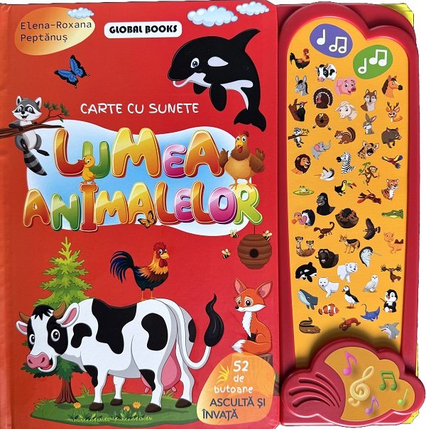 Cartea Lumea animalelor. Carte cu sunete de Lumea animalelor. Carte cu sunete