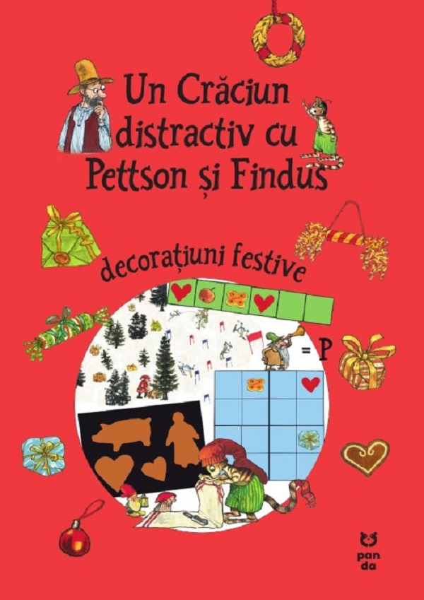 Cartea Un Craciun distractiv cu Pettson si Findus. Decoratiuni festive de Sven Nordqvist