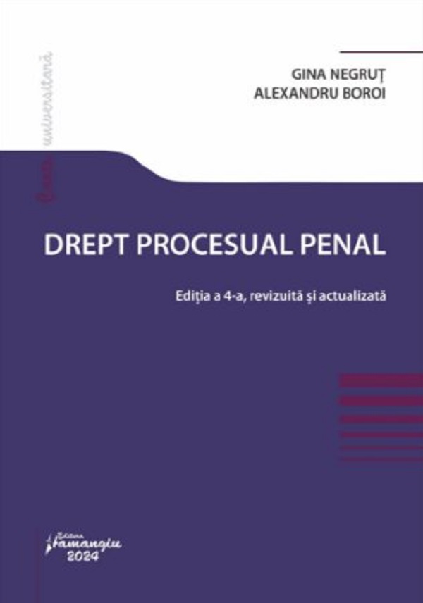 Cartea Drept procesual penal Ed.4 de Drept procesual penal Ed.4