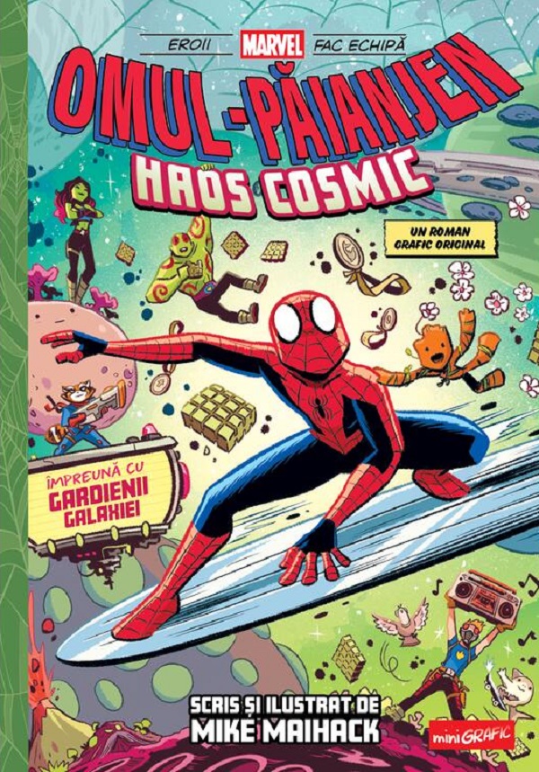 Cartea Omul-Paianjen Vol.3: Haos cosmic de Mike Maihack