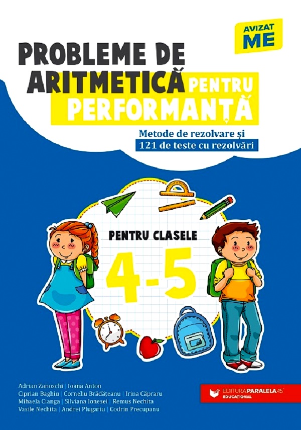Cartea Probleme de aritmetica pentru performanta - Clasele 4-5 de Ioana Anton