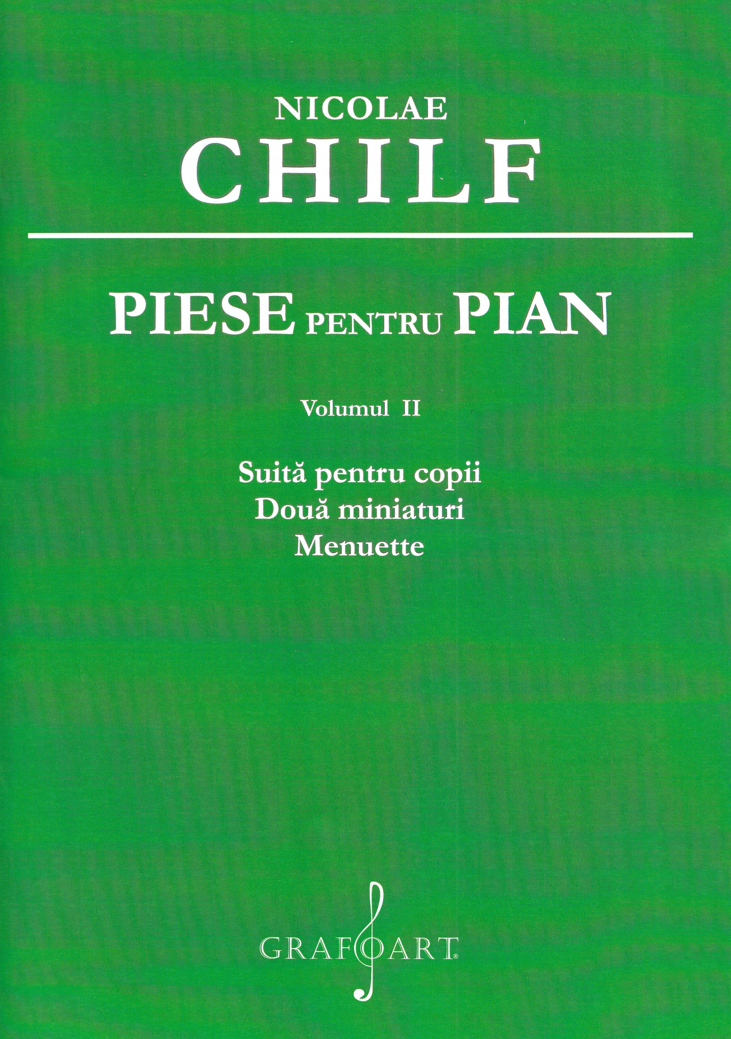 Cartea Piese pentru pian Vol.2: Suita pentru copii. Doua miniaturi. Menuette