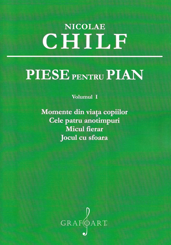 Cartea Piese pentru pian Vol.1: Momente din viata copiilor. Cele patru anotimpuri. Micul fierar. Jocul cu sfoara