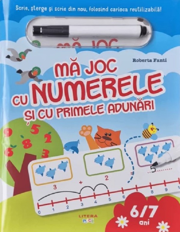 Cartea Ma joc cu numerele si cu primele adunari de Roberta Fanti