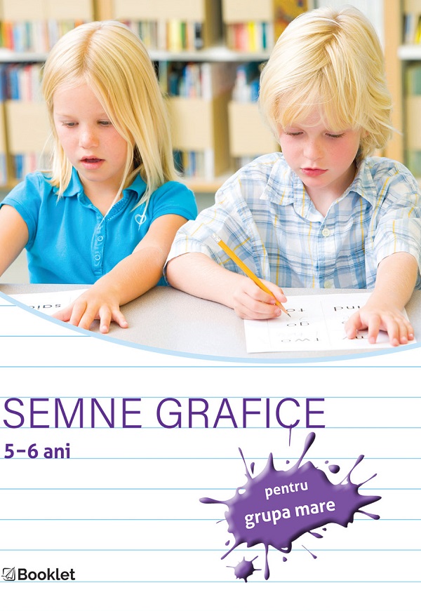 Semne grafice 5-6 ani pentru grupa mare,  – copertă