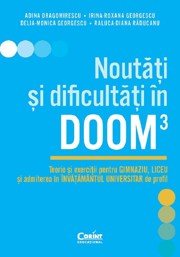 Cartea Noutati si dificultati in DOOM3 de Adina Dragomirescu