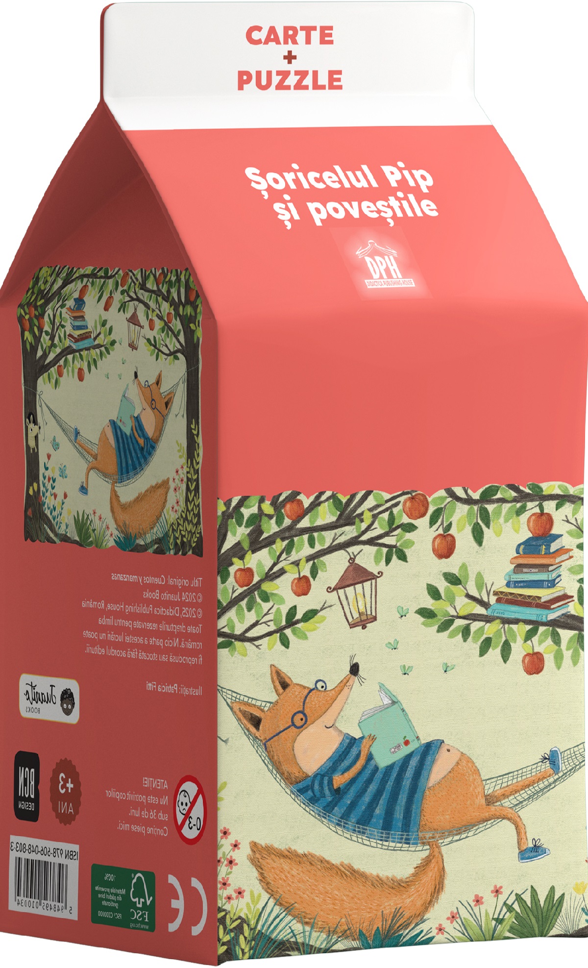 Cartea Soricelul Pip si povestile. Carte + puzzle de Pamela Altieri