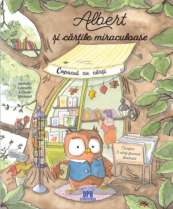 Albert si cartile miraculoase, Nathalie Lescaille, Emilie Michaud – copertă