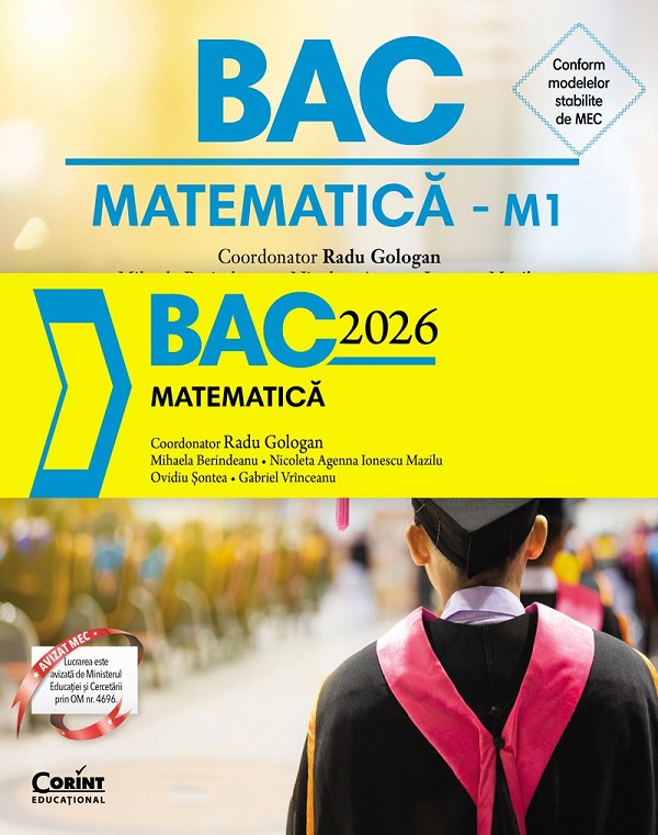 Cartea Bacalaureat 2026. Matematica M1 de Radu Gologan