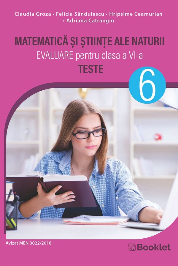 Cartea Evaluare - Clasa 6 - Matematica si Stiinte ale naturii. Teste de Claudia Groza