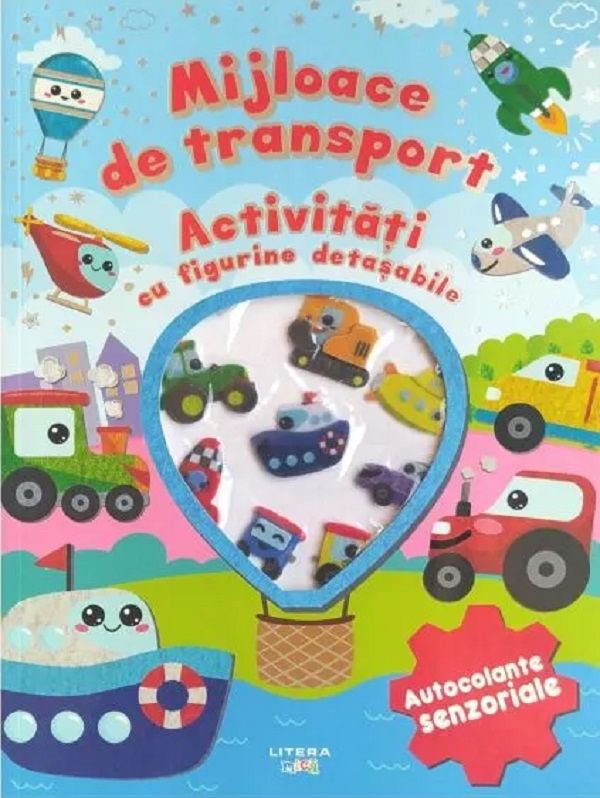 Mijloace de transport. Activitati cu figurine detasabile,  – copertă