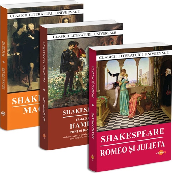 Cartea Pachet 3 carti: Macbeth + Romeo si Julieta + Tragedia lui Hamlet