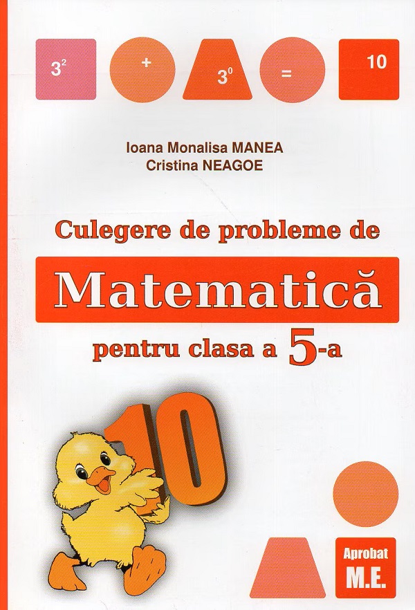 Cartea Culegere de probleme de matematica Ed.2025 - Clasa 5 de Ioana Monalisa Manea