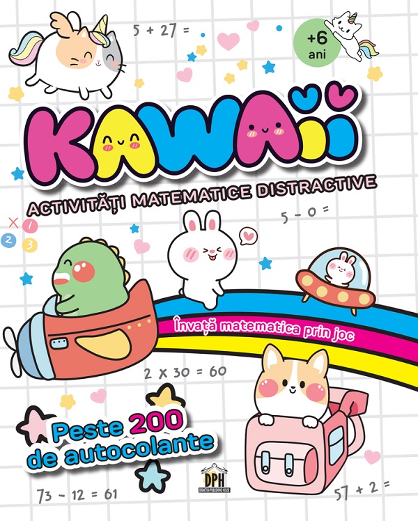 Kawaii. Activitati matematice distractive,  – copertă
