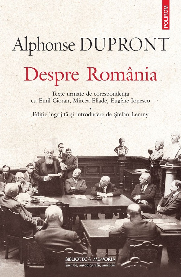 Cartea Despre Romania de Alphonse Dupront