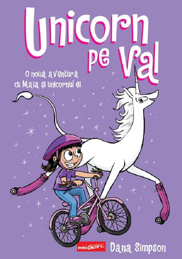 Unicorn pe val, Dana Simpson – copertă