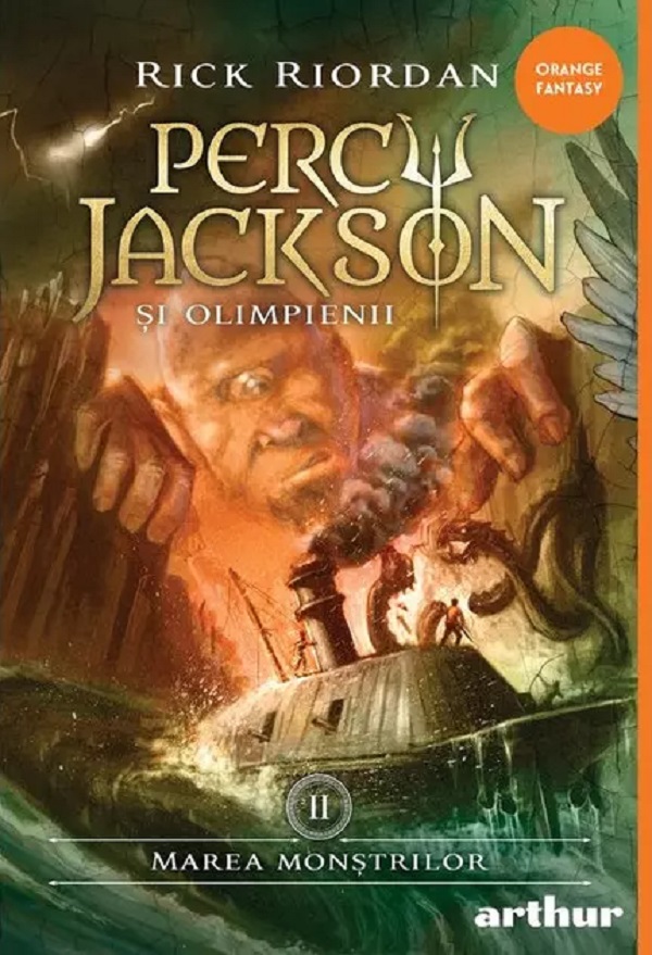 Marea monștrilor. Seria Percy Jackson și Olimpienii Vol.2, Rick Riordan – copertă