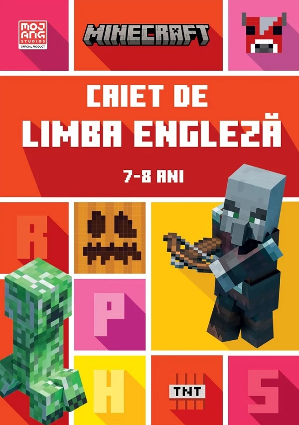 Cartea Minecraft. Caiet de limba engleză 7-8 ani  de Jon Goulding