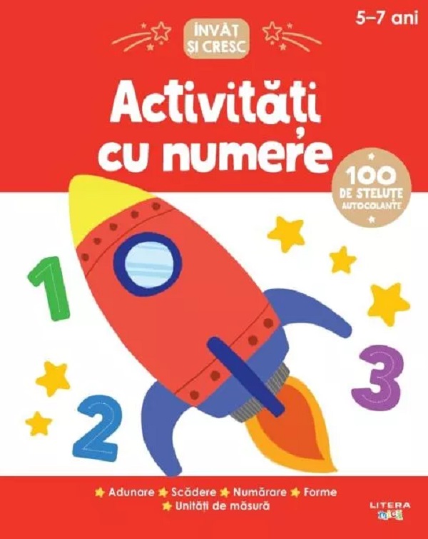 Activități cu numere. Învăț și cresc 5-7 ani, Anita Loughrey – copertă