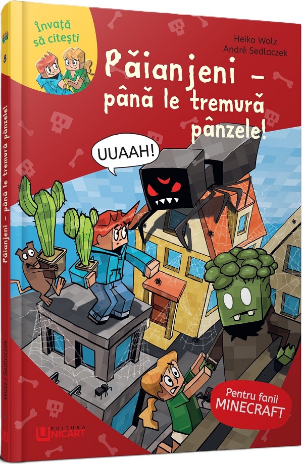 Cartea Minecraft. Păianjeni. Până le tremura frunzele! 